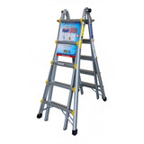 Indalex Pro Series Aluminium Telescopic Ladder 1.6m - 5.4m