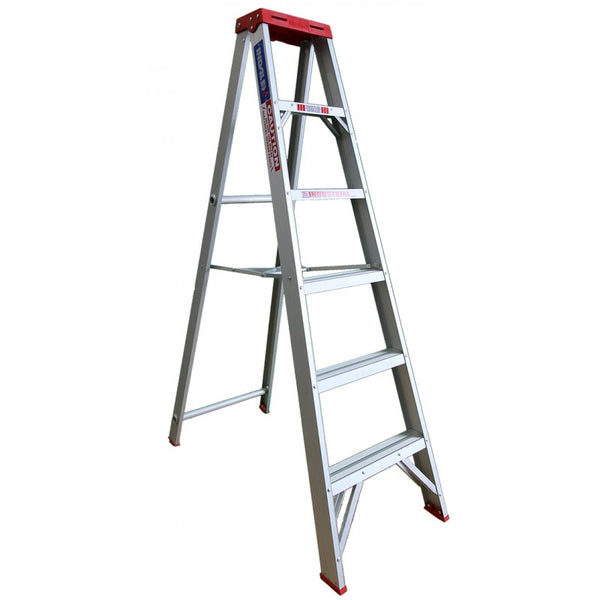 Indalex Tradesman Aluminium Single Sided Step Ladder 1.8m 6ft
