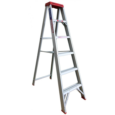 Indalex Tradesman Aluminium Single Sided Step Ladder 1.8m 6ft