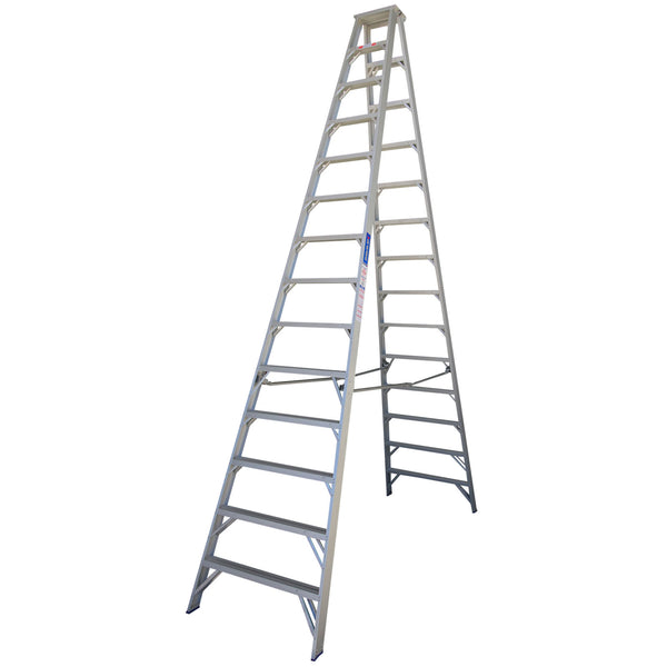 Indalex Pro Series Aluminium Double Sided Step Ladder 4.3m 14ft