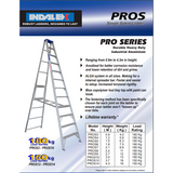 Indalex Pro-Series Aluminium Single Sided Step Ladder 3.0m/10f - Access World - 2