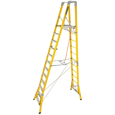 Branach CorrosionMaster 12 Step Platform Ladder (Platform Height 3.6m) Main View