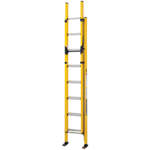 Branach FED4.0 PowerMaster Fibreglass Extension Ladder 2.7m - 4.0m Main View