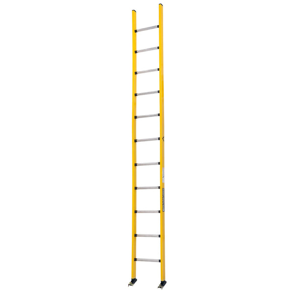 Branach FND3.6 PowerMaster Fibreglass Single Ladder 4.2m 14ft Main View