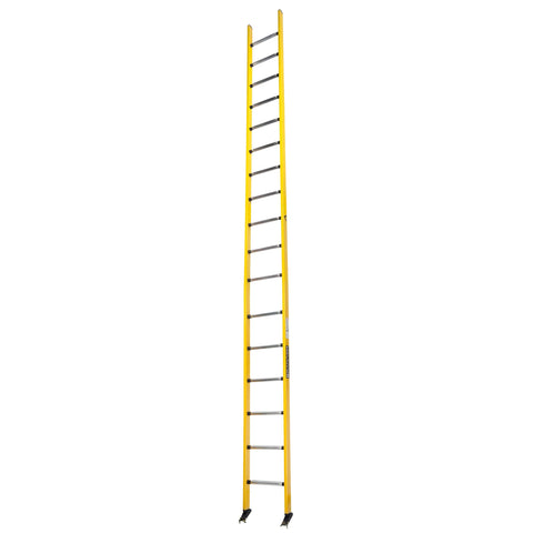 Branach PowerMaster Fibreglass Single Ladder 5.5m 18ft Main View