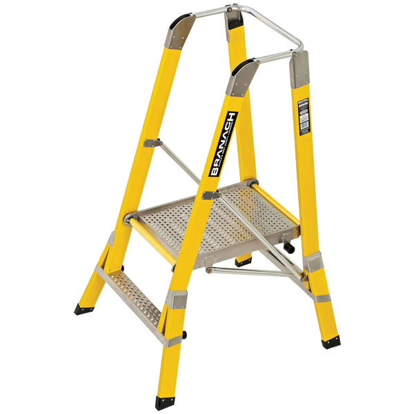 Branach FPL0.6 WorkMaster 450mm 2 Step Platform Ladder (Platform Height 0.6m) Main View