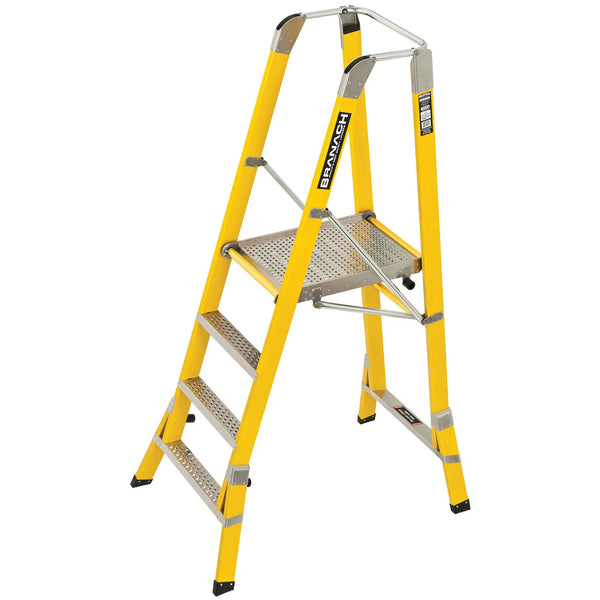 FPL1.2 Branach WorkMaster 450mm 4 Step Platform Ladder (Platform Height 1.2m) Main View