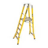 Branach WorkMaster Wide 550mm 6 Step Platform Ladder (Platform Height 1.8m) Main View