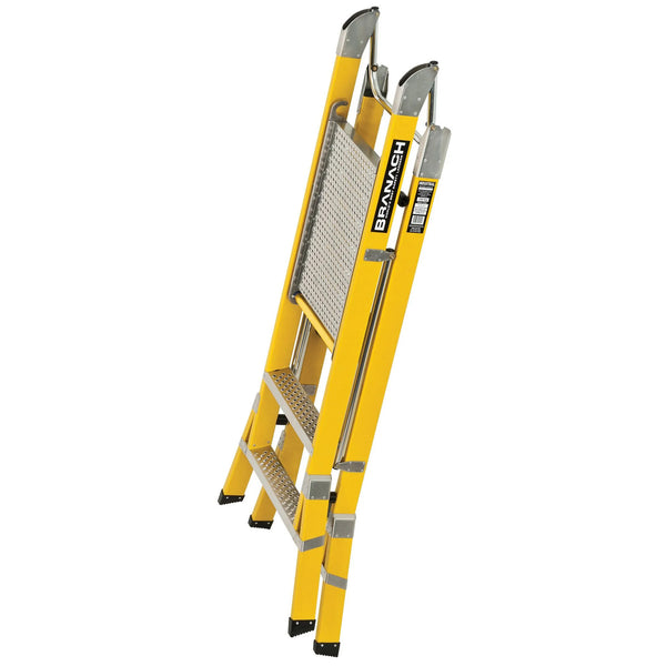 Workmaster Step Ladder Branach WorkMaster 550mm Wide 3 Step Platform Ladder (0.9m Platform ...