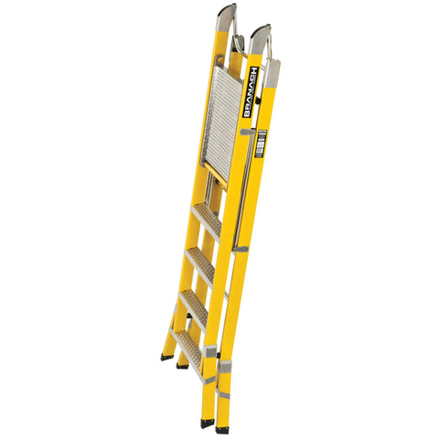 Workmaster Step Ladder Branach WorkMaster 550mm Wide 5 Step Platform Ladder (1.5m Platform ...