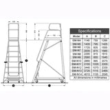 Stockmaster Navigator size chart