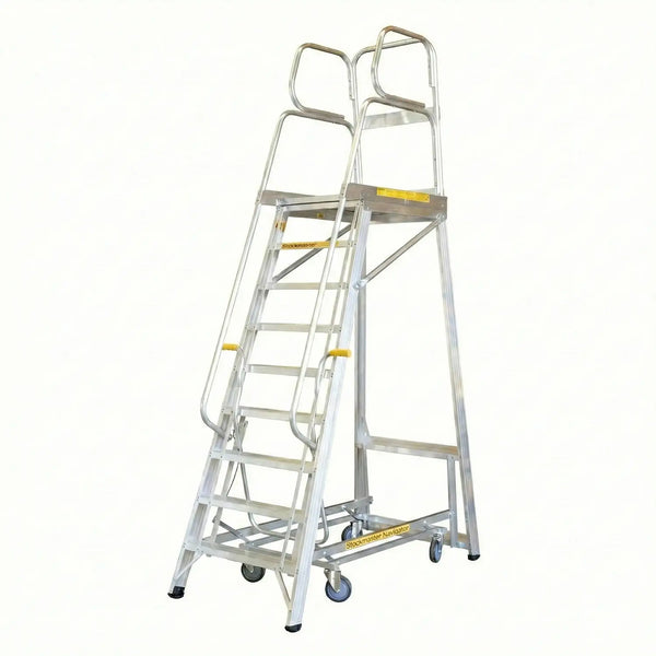 Stockmaster Navigator Mobile Platform Ladder 150kg (Various Sizes ...