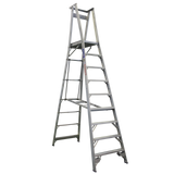 Indalex Pro-Series Aluminium 9 Step 2.7m Platform Ladder (3.7m Rail)