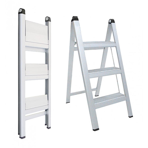 Indalex Domestic Aluminium Slimline Ladder 0.8m 3ft