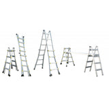 Indalex Pro Series Aluminium Telescopic Ladder 1.3m - 4.2m / 15ft