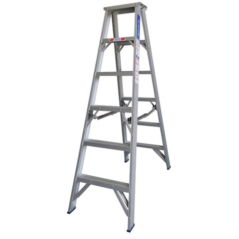 Indalex Pro Series Aluminium Double Sided Step Ladder 1.8m 6ft