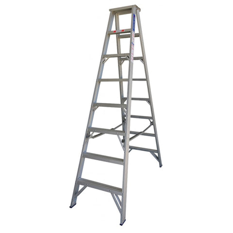 Indalex Pro Series Aluminium Double Sided Step Ladder 2.4m 8ft