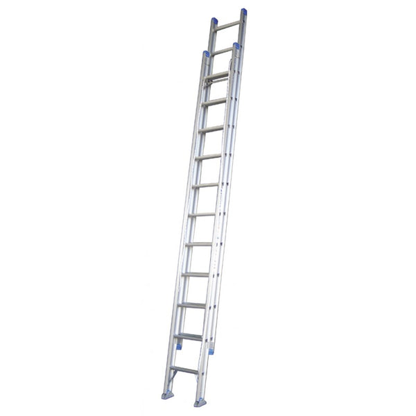 Indalex Pro Series Aluminium Extension Ladder 3.2m - 5.3m with Swivel Feet