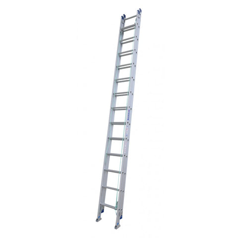 Indalex Pro Series Aluminium Extension Ladder 5.6m - 9.9m with Swivel Feet