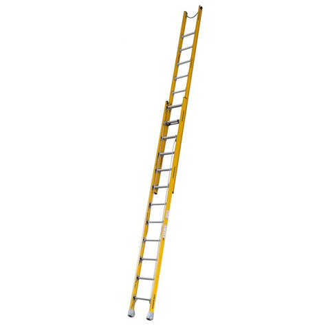 Indalex Pro-Series Fiberglass Extension Ladder 3.9m - 6.4m