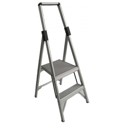 Indalex Tradesman Aluminium Slimline 0.6m Platform Ladder (1.5m Rail)
