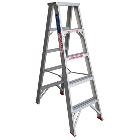 Indalex Tradesman Aluminium Double Sided Step Ladder 1.5m 5ft