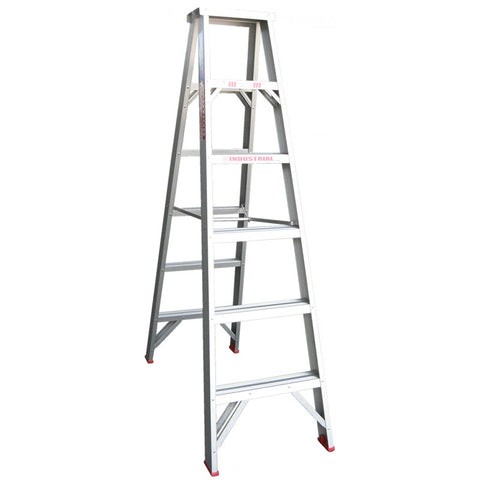 Indalex Tradesman Aluminium Double Sided Step Ladder 1.8m 6ft