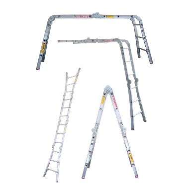 Indalex Tradesman Aluminium Multipurpose Ladder 2-4m - Access World