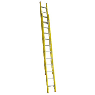 Indalex Tradesman Fibreglass Extension Ladder 4.9m-8.2m - Access World - 1