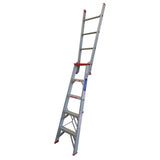 Indalex Tradesman Aluminium Dual Purpose Ladder 5ft 1.5m - 2.6m