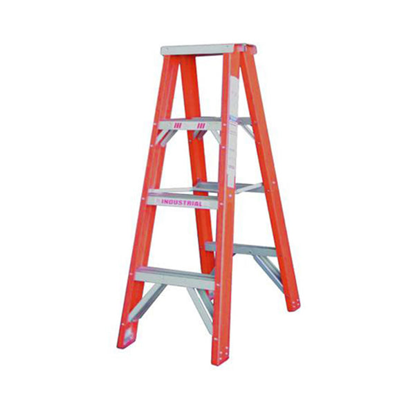 Indalex Pro-Series Fibreglass Double Sided Step Ladder 1.2m 4ft