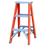Indalex Pro-Series Fibreglass Double Sided Step Ladder 0.9m 3ft