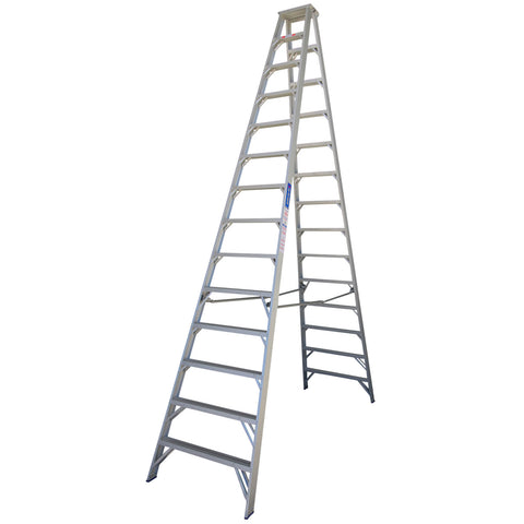 Indalex Pro Series Aluminium Double Sided Step Ladder 4.3m 14ft