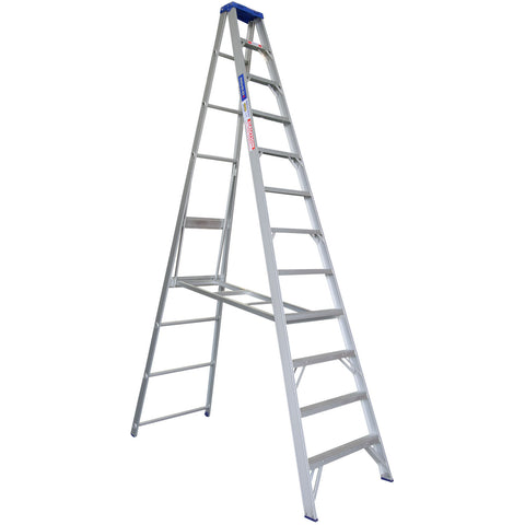 Indalex Pro-Series Aluminium Single Sided Step Ladder 3.7m 12ft