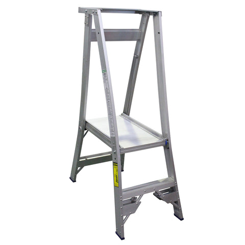 Indalex Pro-Series Aluminium 2 Step 0.6m Platform Ladder (1.5m Rail)