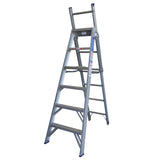 Indalex Pro Series Aluminium 5 Way Combination Ladder 2.4m - 4.1m