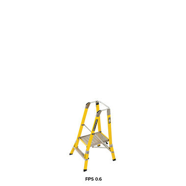 Branach WorkMaster Wide 550mm 2 Step Platform Ladder (Platform Height 0.6m)