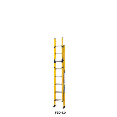 Branach PowerMaster Fibreglass Extension Ladder 2.7m - 4.0 m