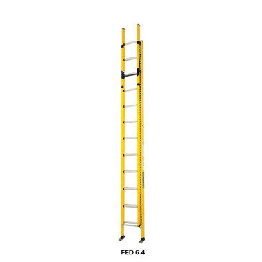 Branach PowerMaster Fibreglass Extension Ladder 3.9m - 6.4m