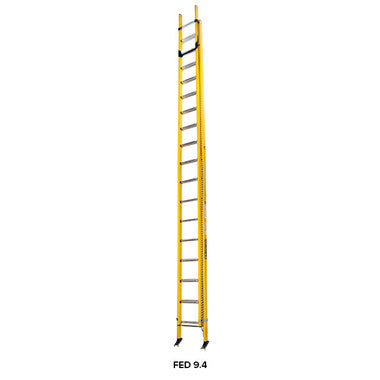 Branach PowerMaster Fibreglass Extension Ladder 5.8m - 9.4m