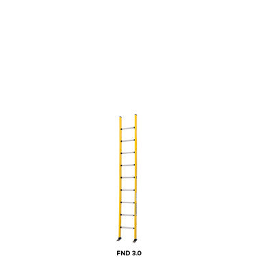 Branach PowerMaster Fibreglass Single Ladder 3.0m