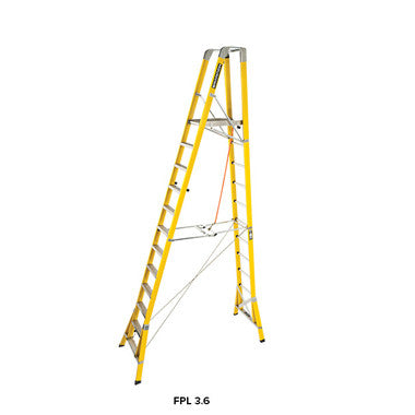 Branach WorkMaster 450mm 12 Step Platform Ladder (Platform Height 3.6m)