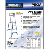 Indalex Pro-Series Aluminium Platform Ladder 2.7m/1.8m - Access World - 2