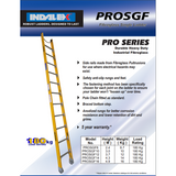 Indalex Pro-Series Fibreglass Single Ladder 4.2m/14f - Access World - 2
